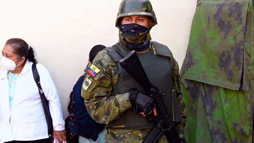 Soldado de Ecuador.