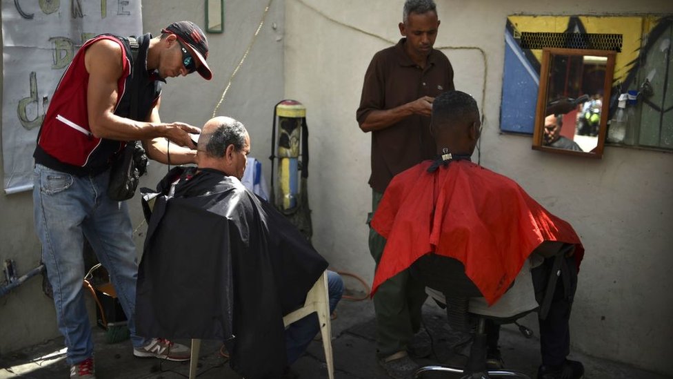 Barbero en Caracas