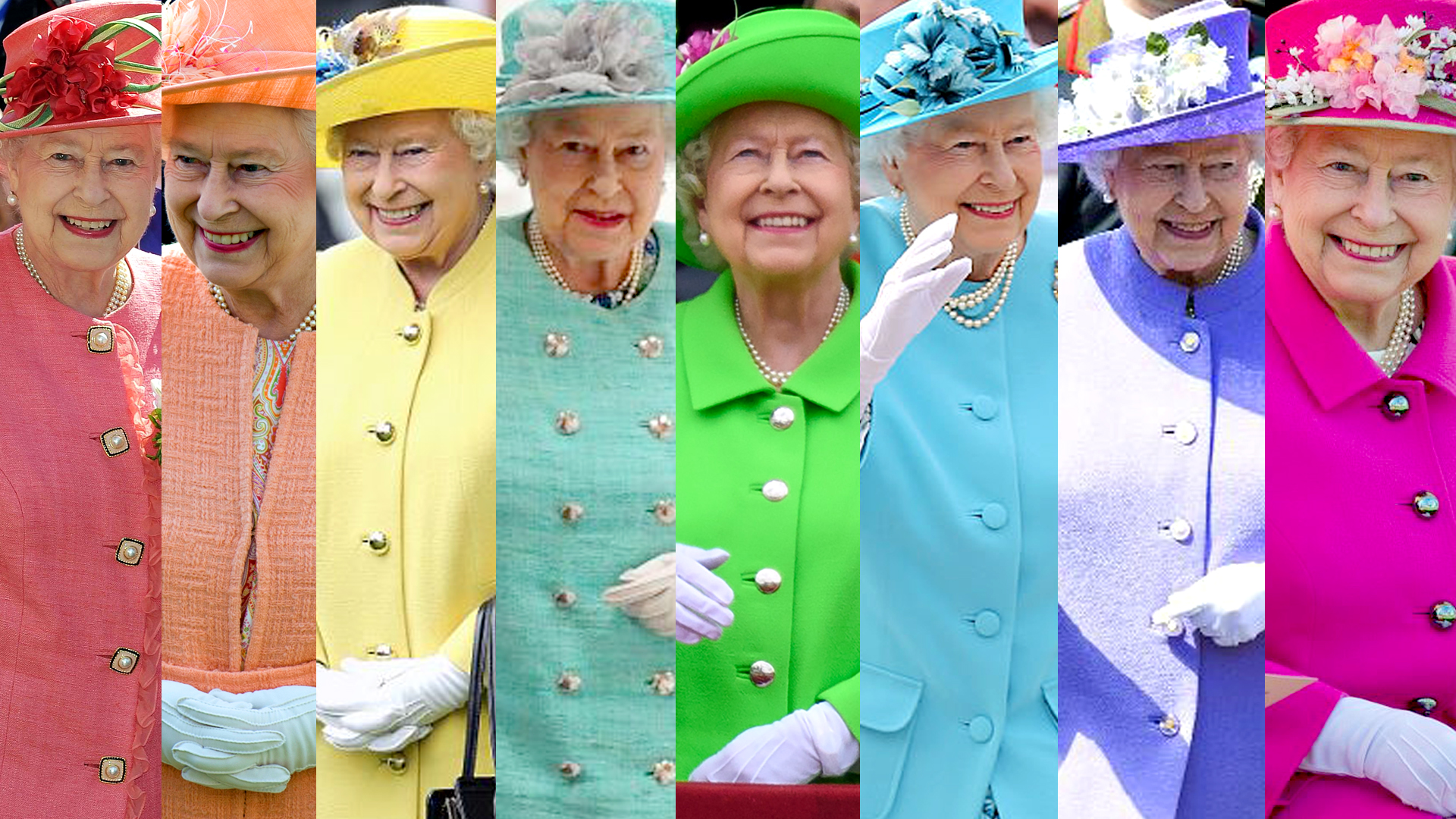 Queen in colour: 11 of Her Majesty's marvellous outfits - CBBC Newsround