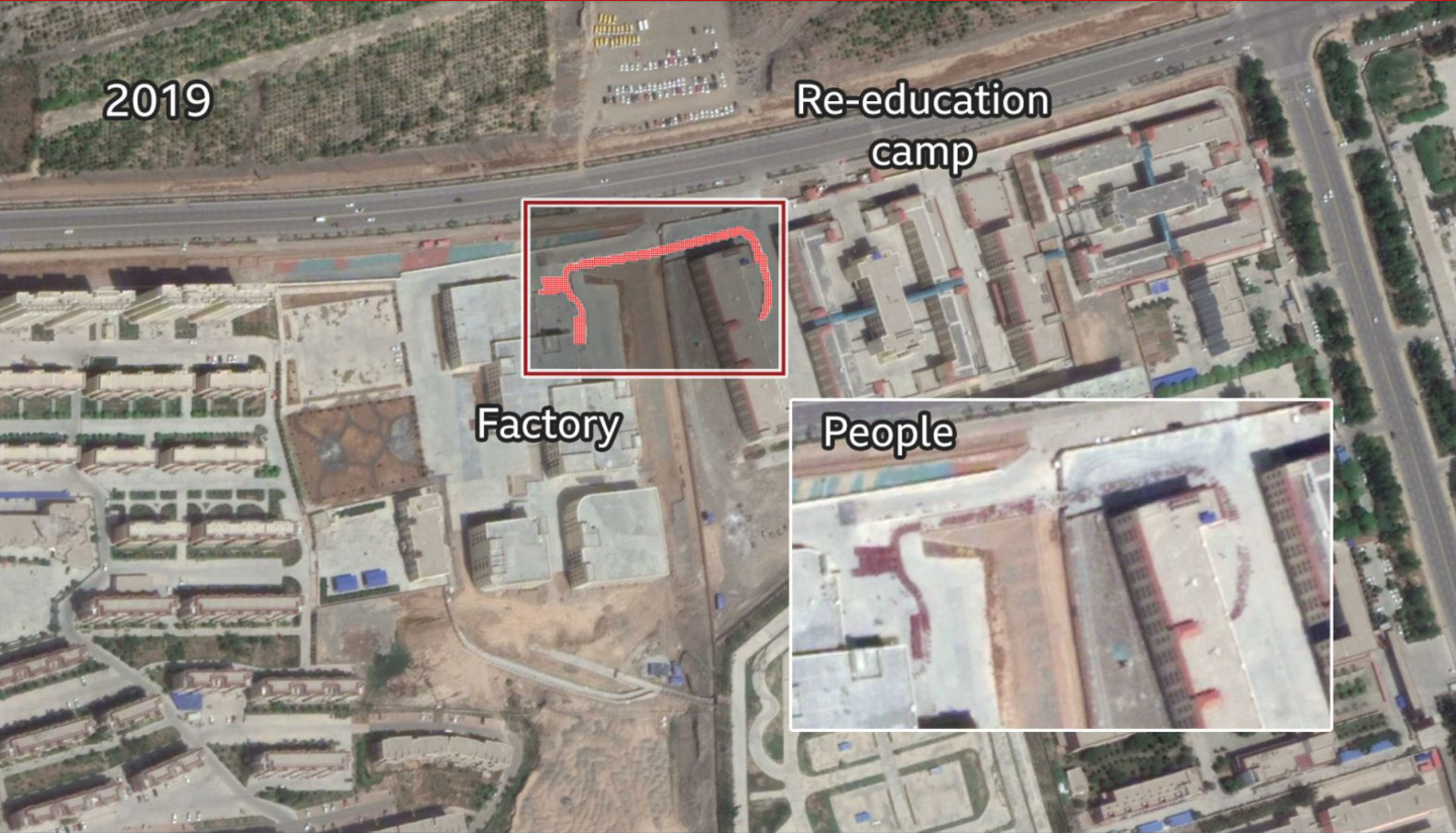 Open-source satellite image of Kuqa facility