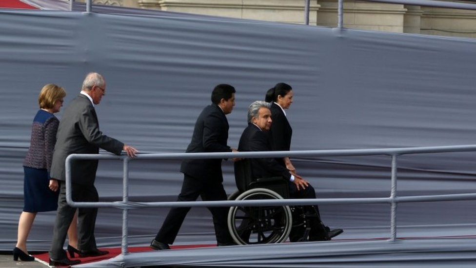 Moreno fue enviado especial del secretario general de las naciones Unidas sobre Discapacidad y Accesibilidad. Lenín Moreno