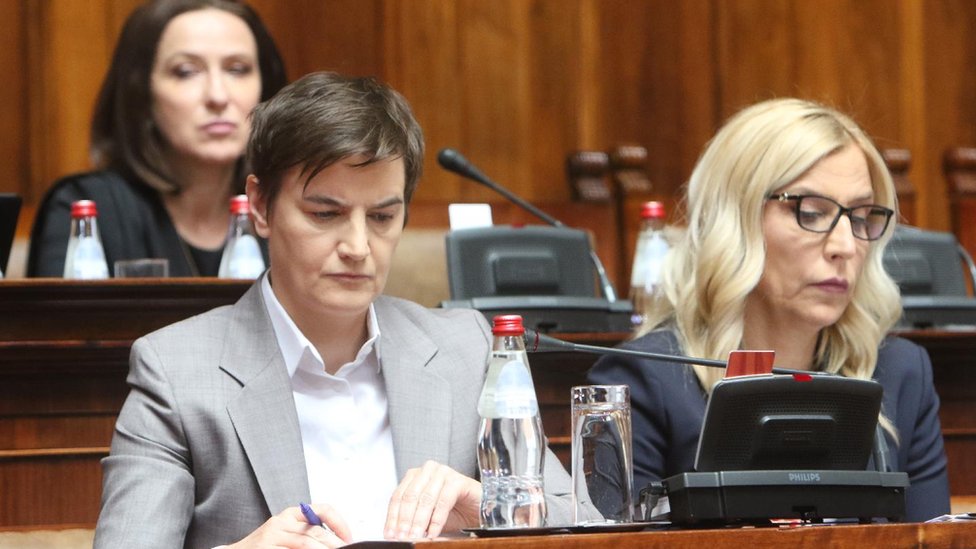 Ana Brnabić na sednici skupštine Srbije 23. maj 2023.