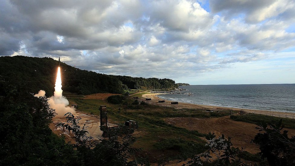 Las pruebas balísticas de Corea del Norte se incrementaron en los últimos meses. Lanzamiento de misiles de Corea del Norte.