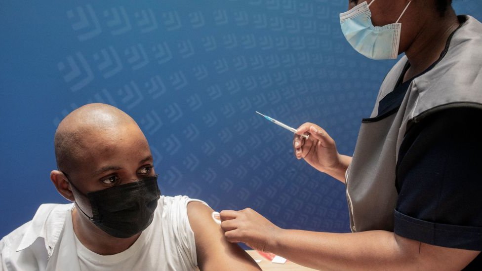 Vacunación en Sudáfrica.