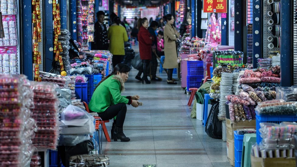 Pasar grosir di Yiwu