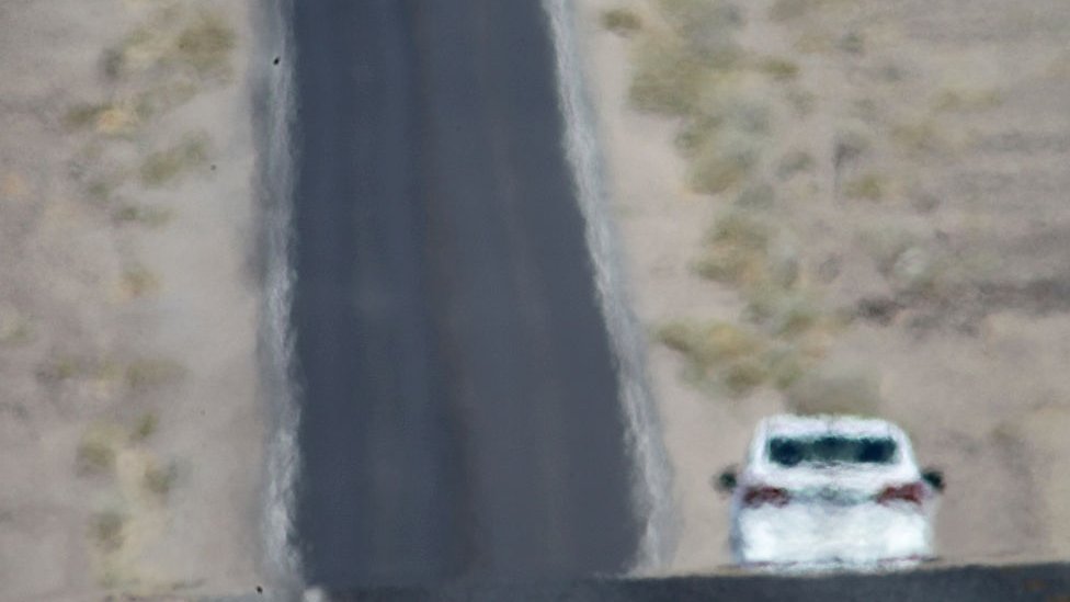 Highway in Death Valley, California