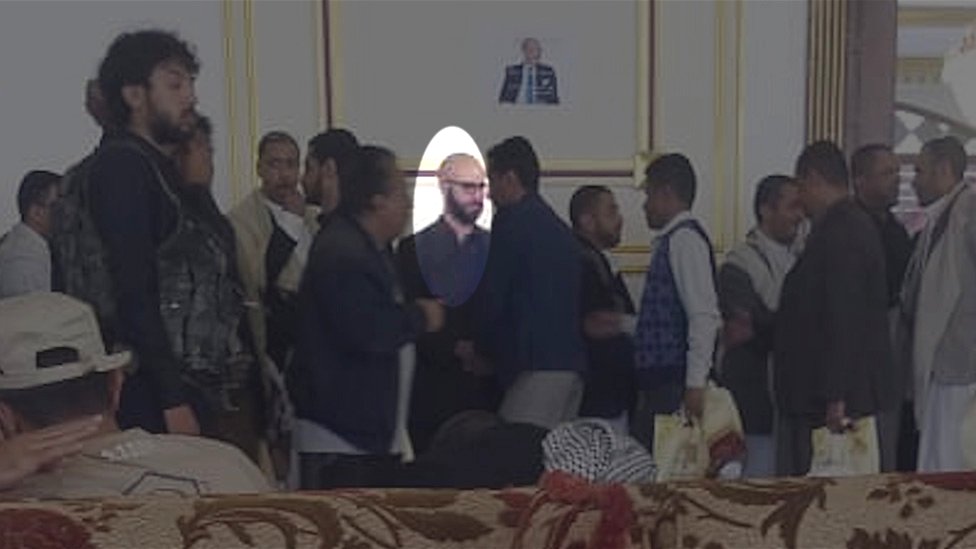 Farouk Abdulhak pictured at his father's funeral