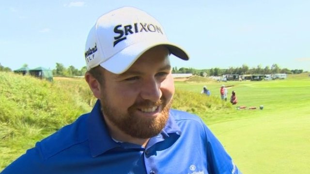 Shane Lowry at Whistling Straits on Tuesday