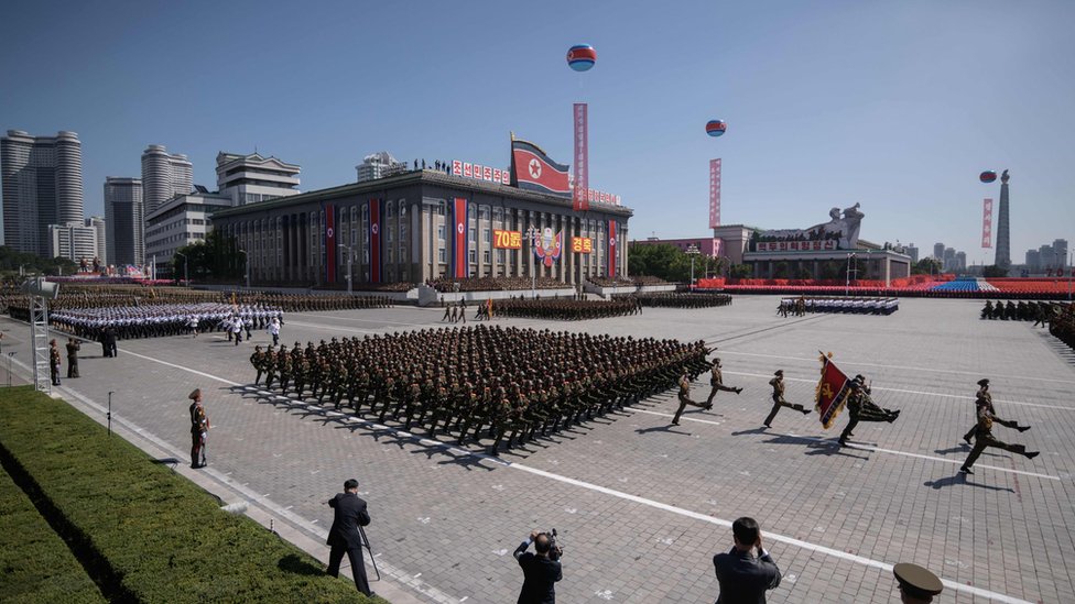 Parada militar de Corea del Norte del pasado 9 de septiembre.
