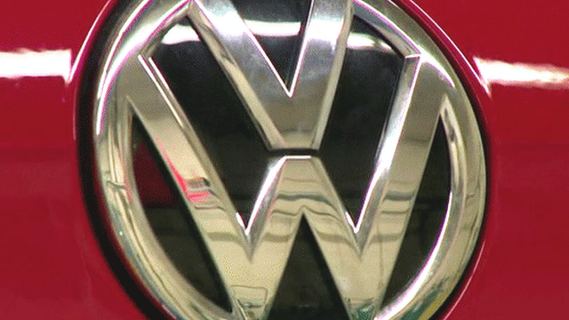 VW car badge