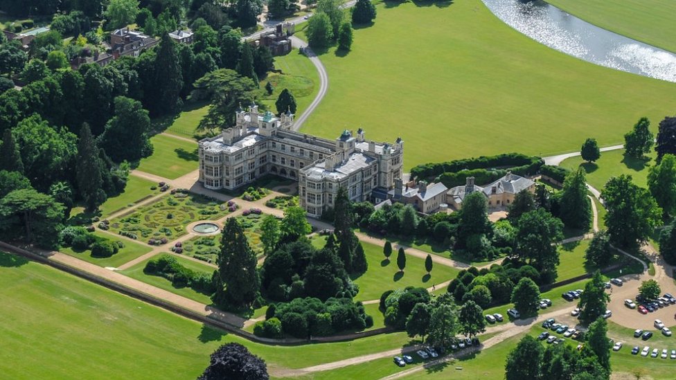 Audley End house aerial