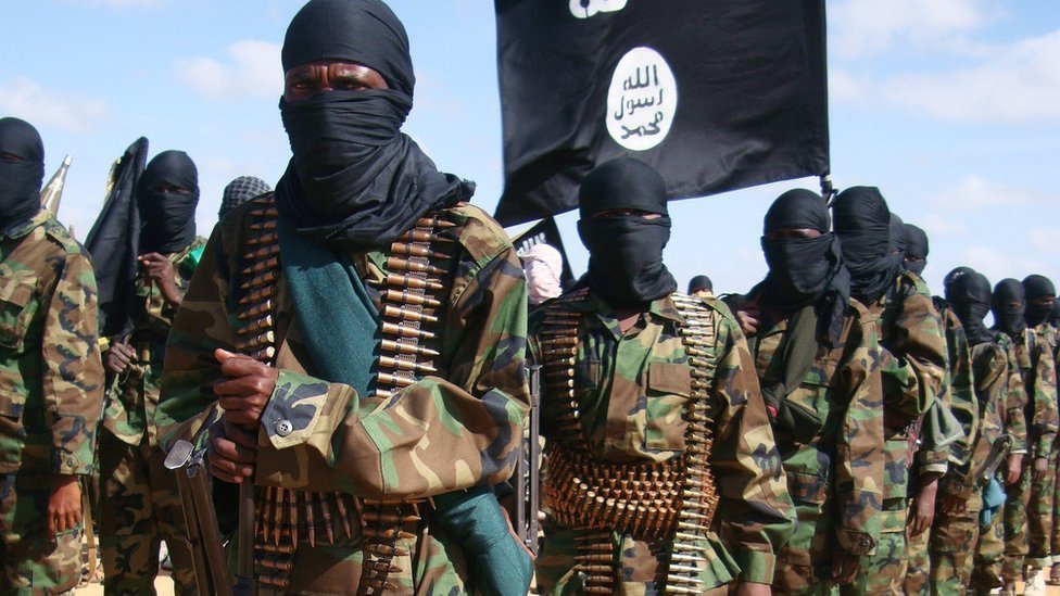 Файловое изображение боевиков Сомали «Аш-Шабаб» в Элаше-Бийахе