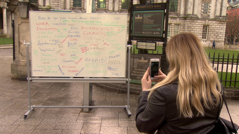 Brexit How Northern Ireland marked leaving the EU in pictures BBC News