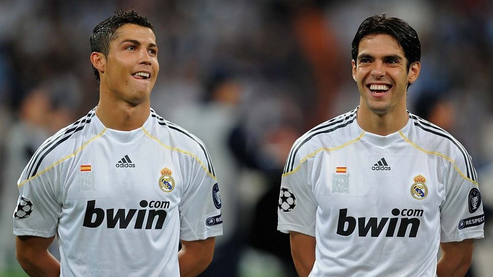 Cristiano Ronaldo y Kaká