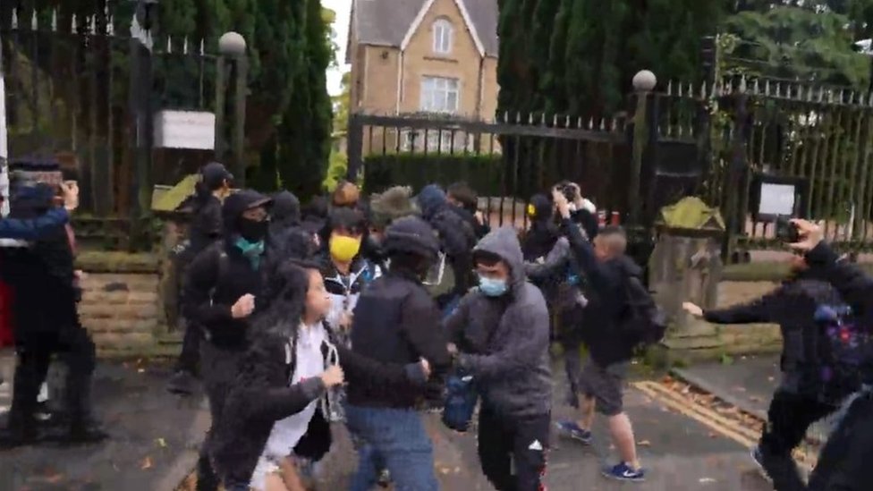 Hong Kong protester dragged into Manchester Chinese consulate grounds and beaten up