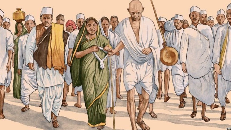 ਕਮਲਾ ਦੇਵੀ ਡਾਂਡੀ ਮਾਰਚ ਦੌਰਾਨ