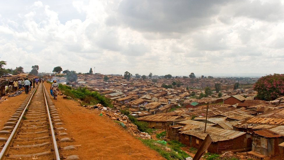 El barrio de chabolas de Kibera, en Nairobi