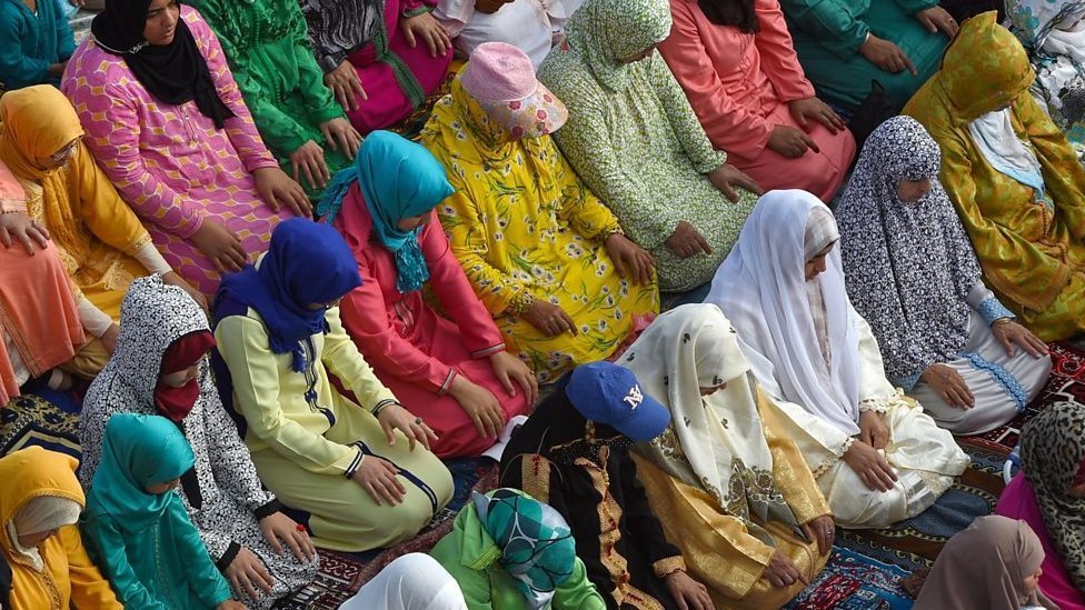 Eid Mubarak! Fantastic scenes as Muslims gather to 