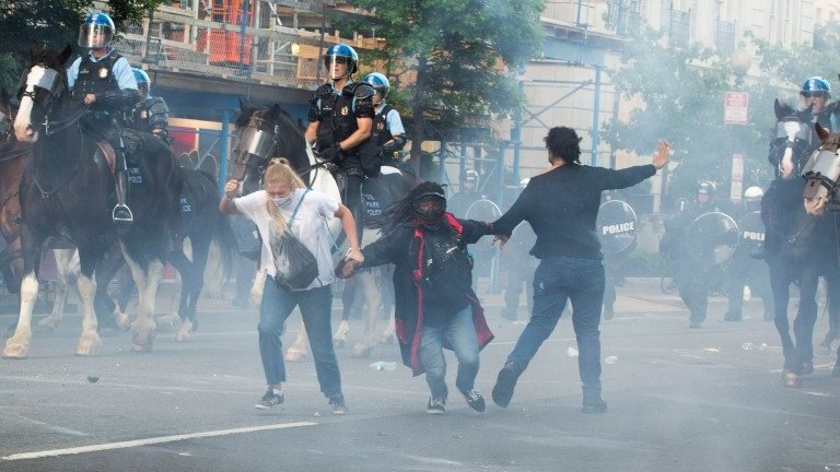 riot civil unrest can you kill police