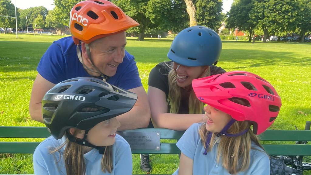 Cost of living: The family who gave up a car to cycle every day