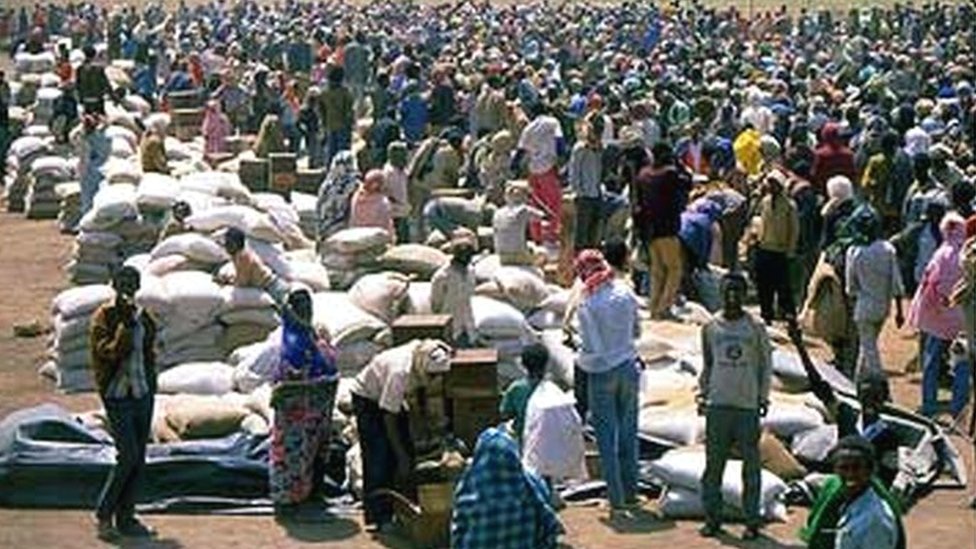 The refugee camp near Hartisheik in Ethiopia - archive shot