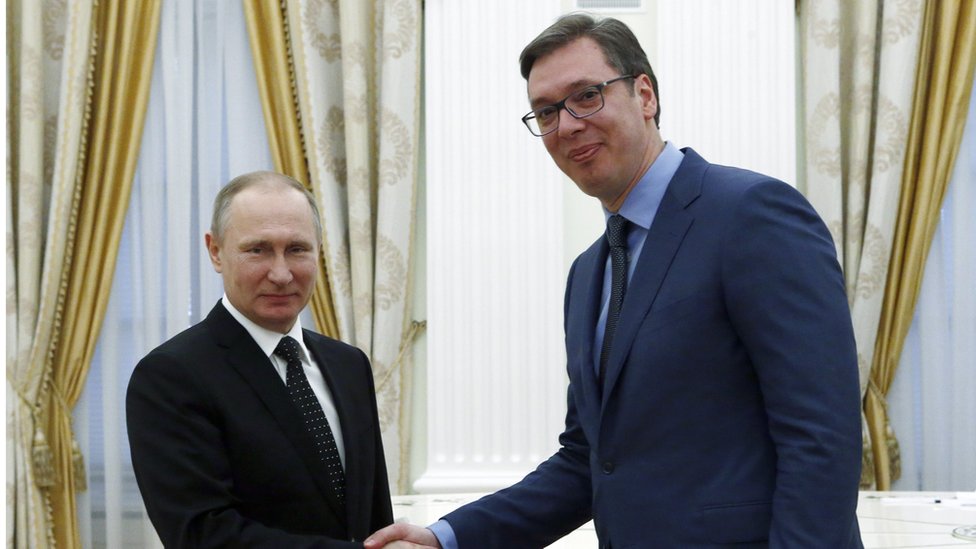 Владимир Путин и Александр Вучич