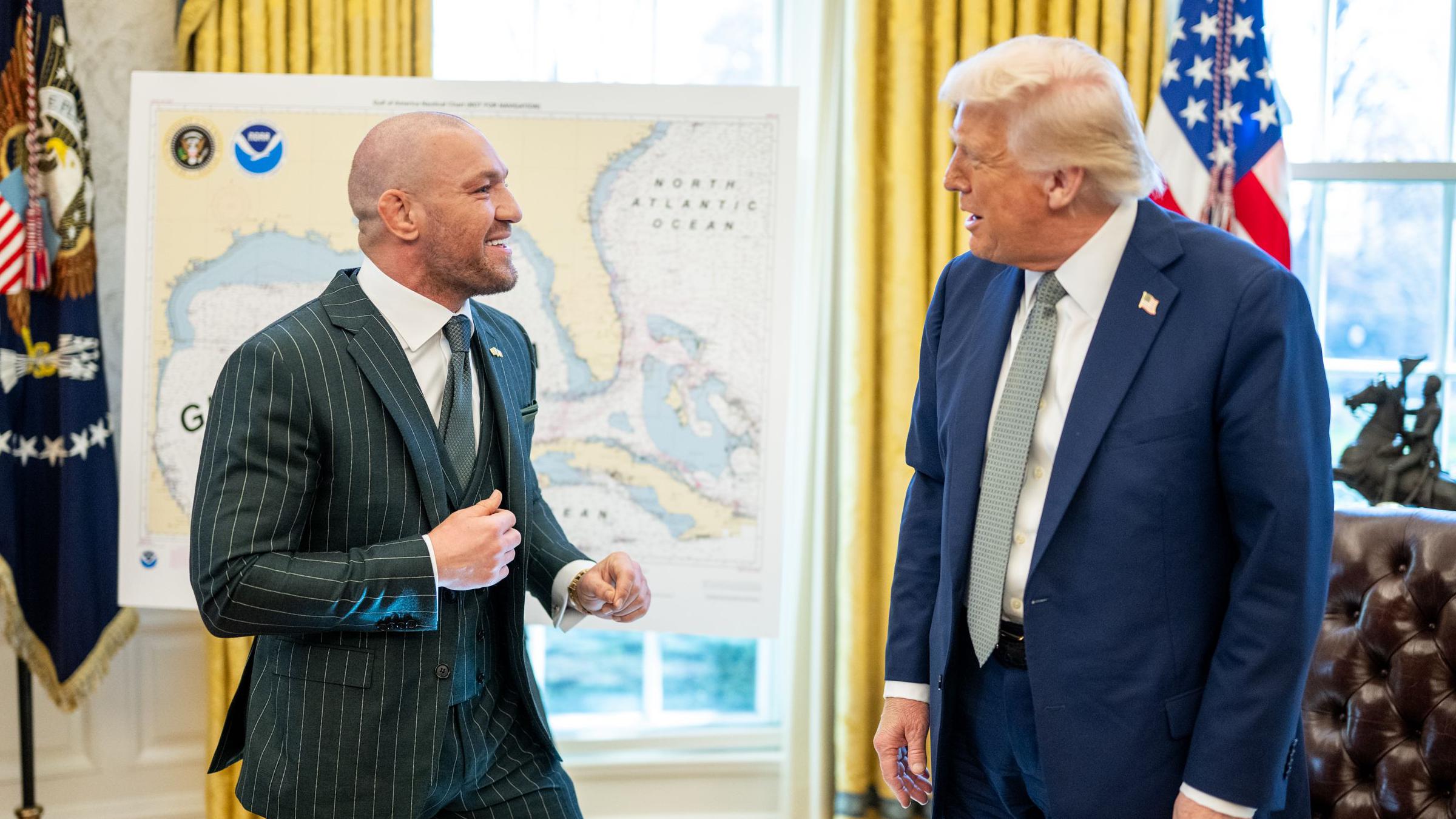 Conor McGregor White House visit Donald Trump
