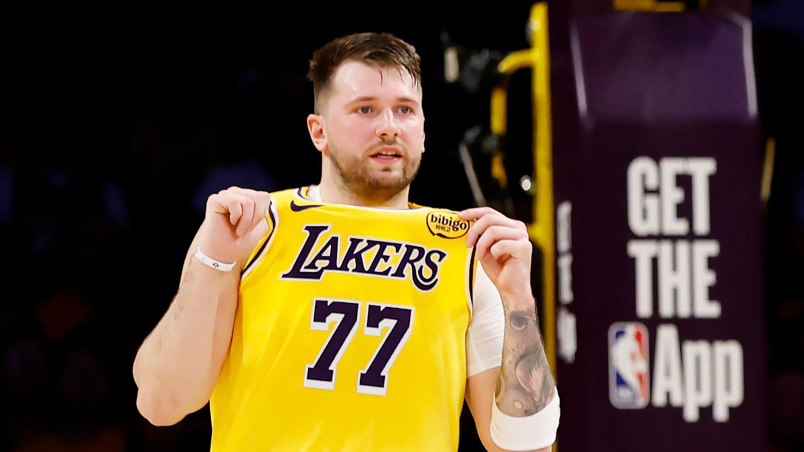 NBA: Luka Doncic calls LA Lakers debut 'a special moment' - BBC Sport