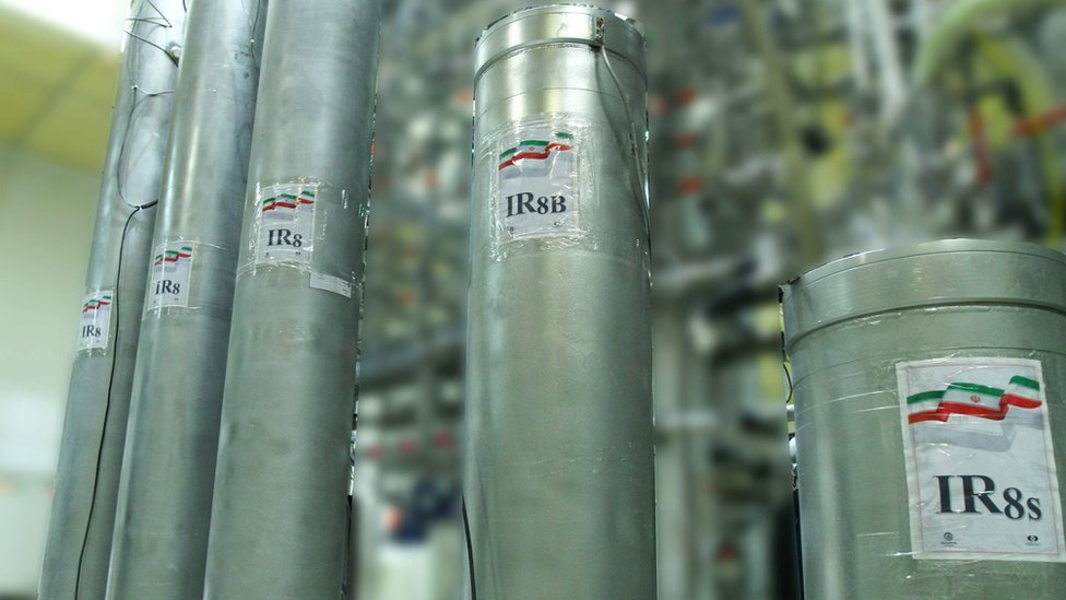 Центрифуги для обогащения урана на ядерном объекте в Натанзе, Иран (4 ноября 2019 г.)