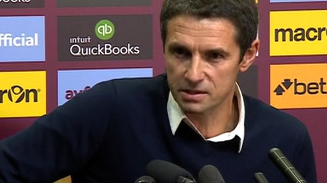 Aston Villa manager Remi Garde