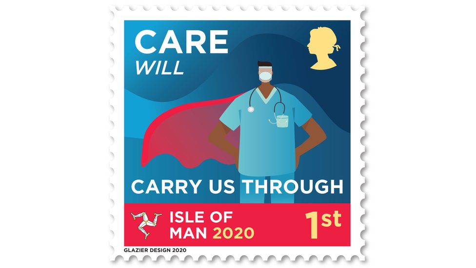 Coronavirus Isle Of Man Stamps Recognise Key Workers Response Bbc News