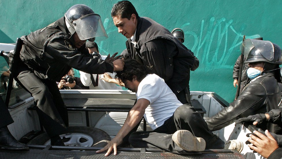 Incidentes en Atenco, México.