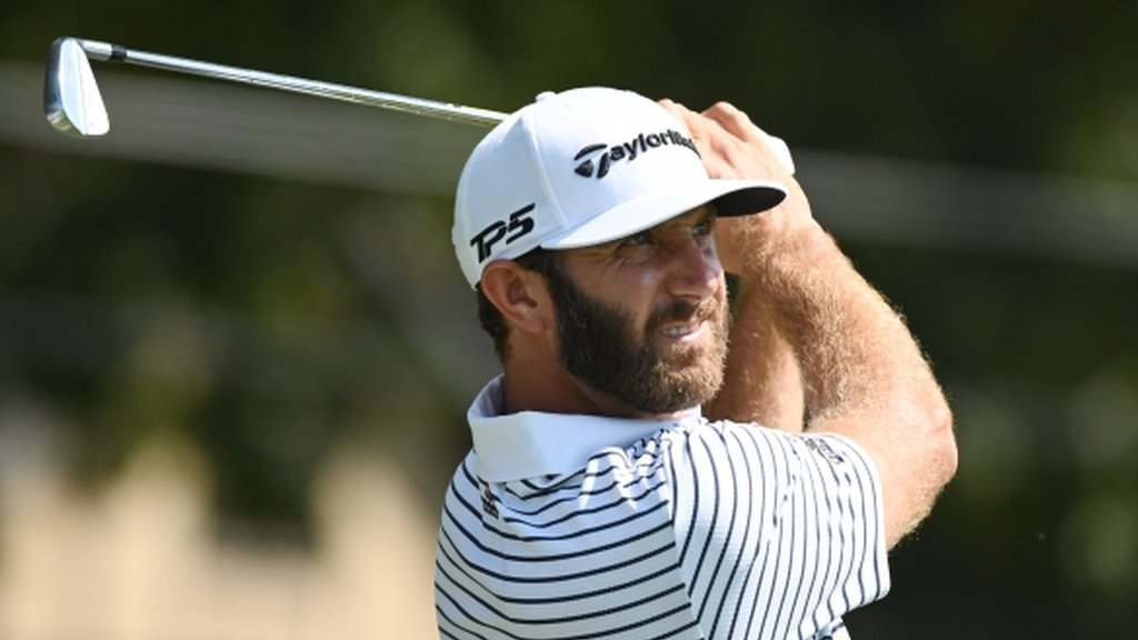 Tour Championship: Dustin Johnson leads by five shots after third round