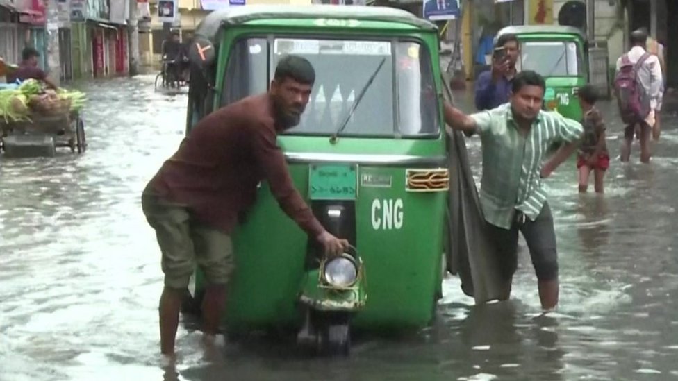 Floods in Bangladesh and India affect millions