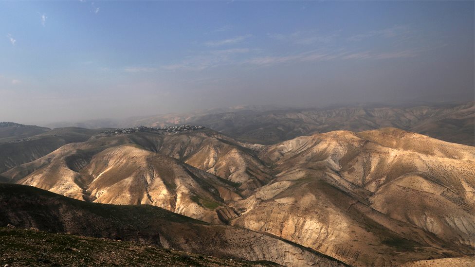Общий вид Иорданской долины (28 января 2020 г.)