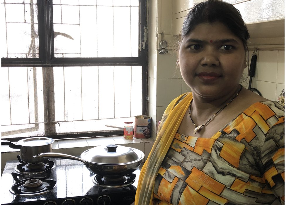Соника Верма, которая работает помощницей по дому в Дели