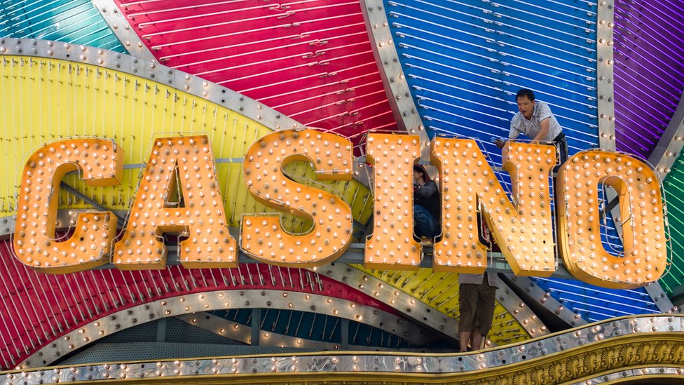 Un casino en Macao.