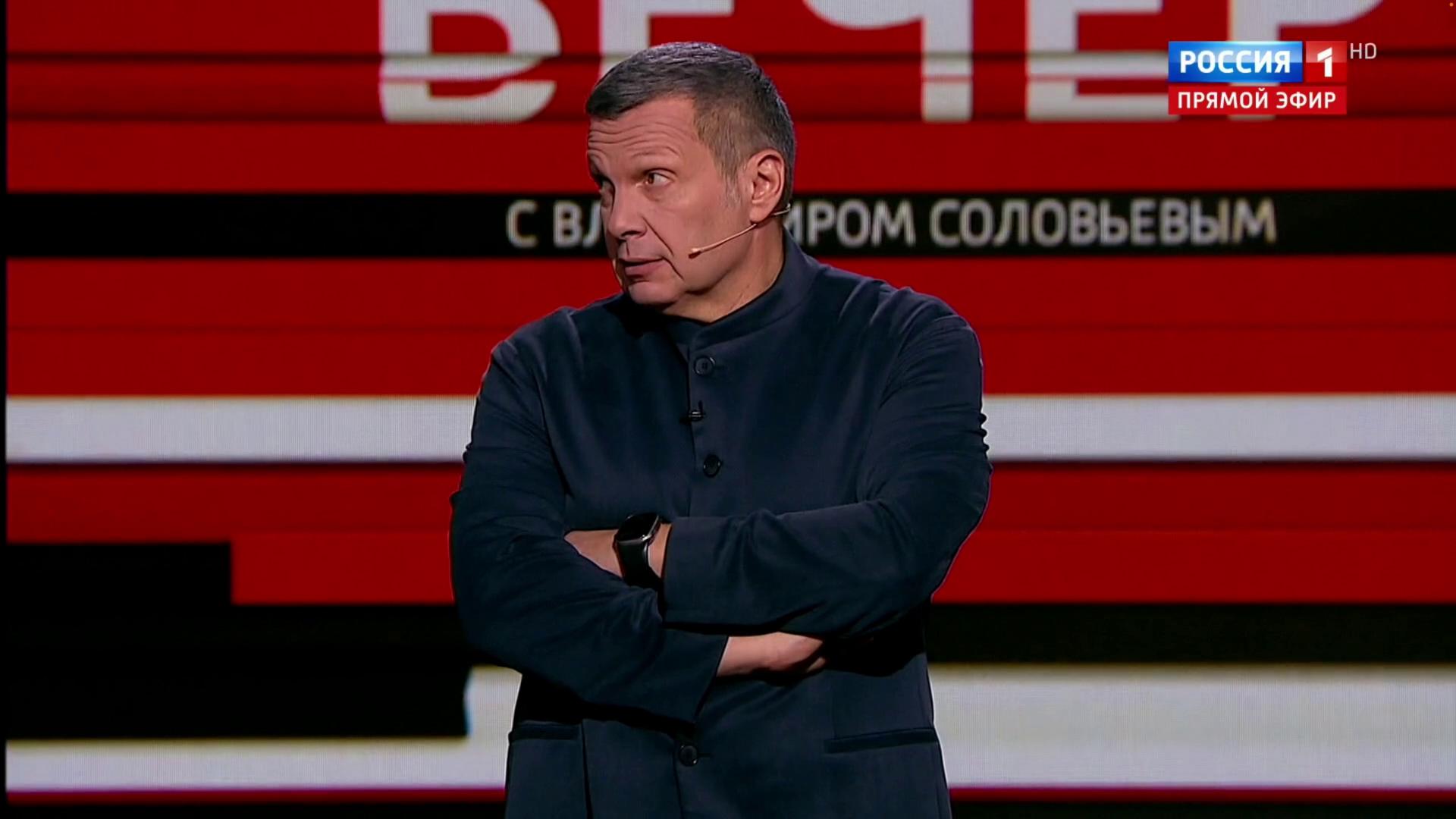 Vladimir Solovyov on his TV show