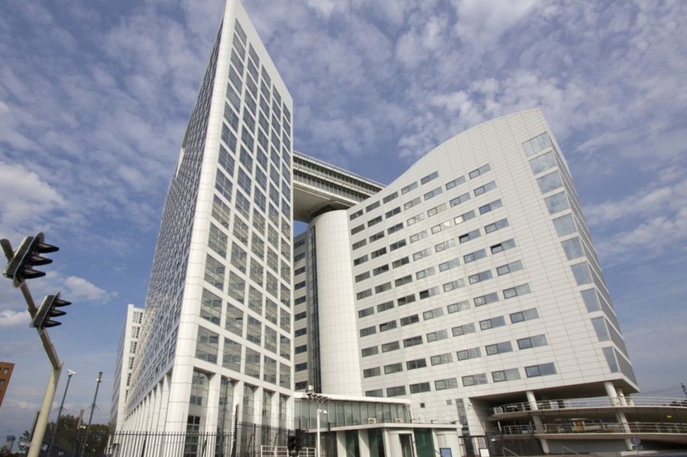 International Criminal Court building in The Hague