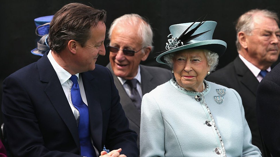 david cameron and the queen