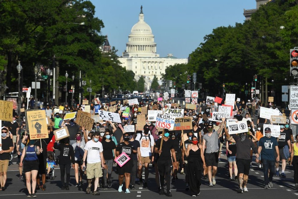 Marcha de Black Lives Matter en Washington D.C.