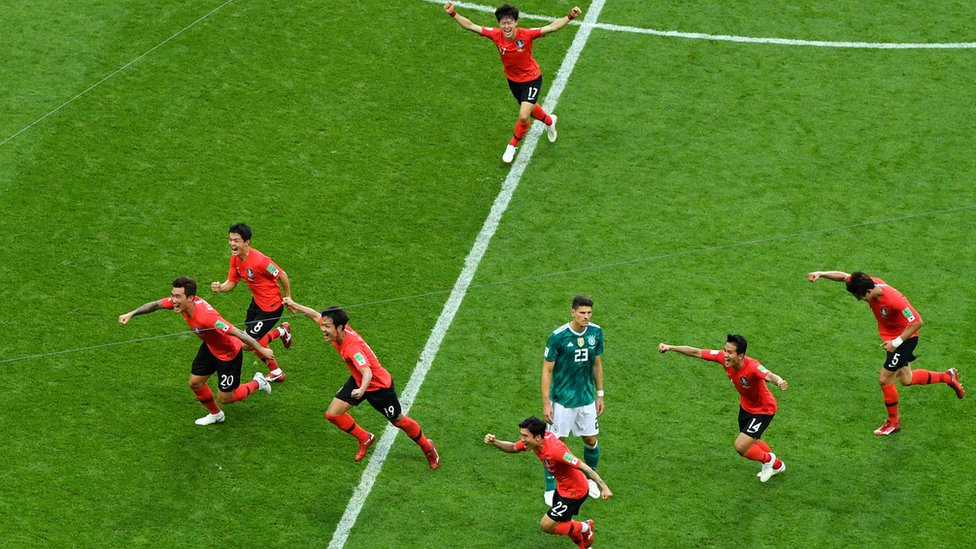 Corea del Sur consiguió la victoria frente a una Alemania que perdió dos de los tres partidos que jugó en Rusia.