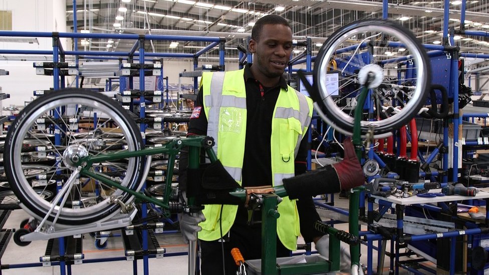 folding bike factory - BBC News