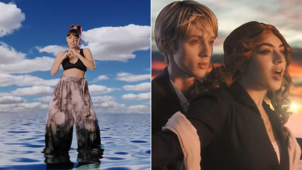 X Xcx Video - Charli XCX and Troye Sivan's 1999 video is a huge throwback - BBC News