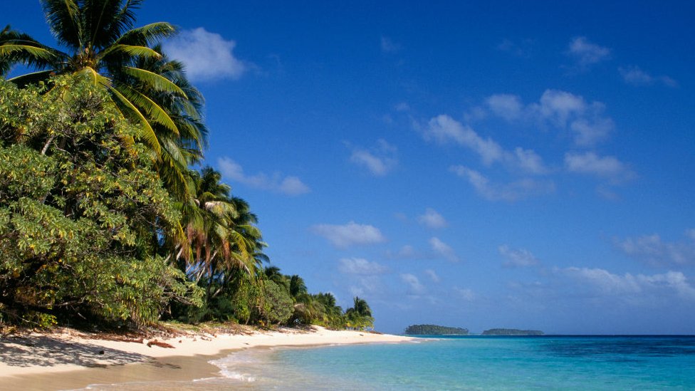 Beach on Marshall Islands