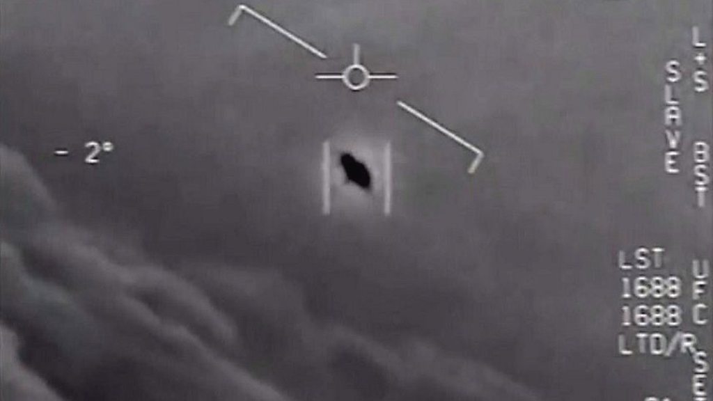 Pentagon releases UFO videos for the record - BBC News