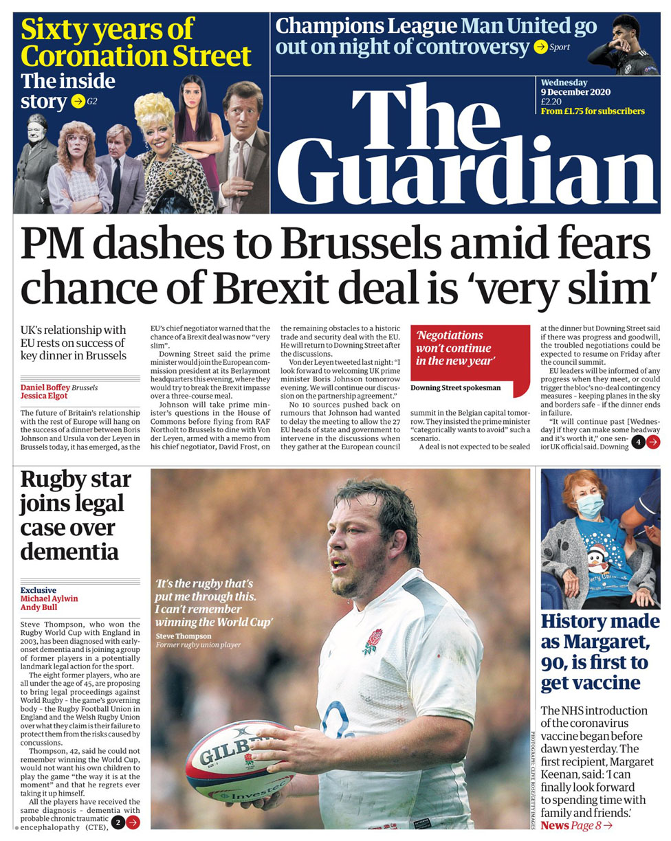 The Guardian Wednesday 9 December
