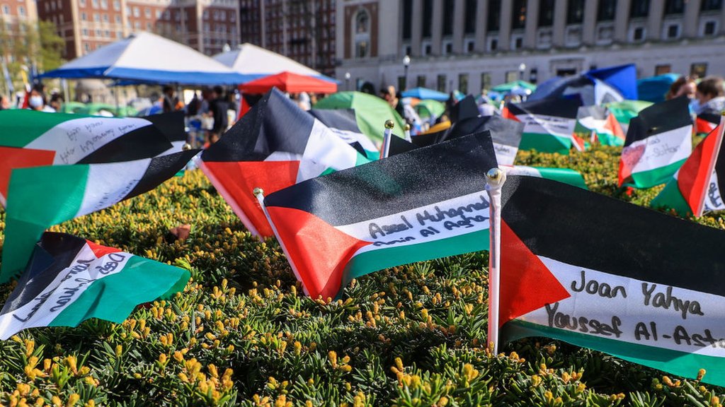 We will keep going: Columbia Gaza protesters dig in