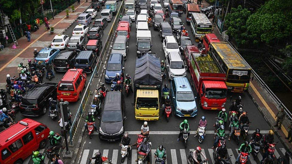 Cakarta'da trafik