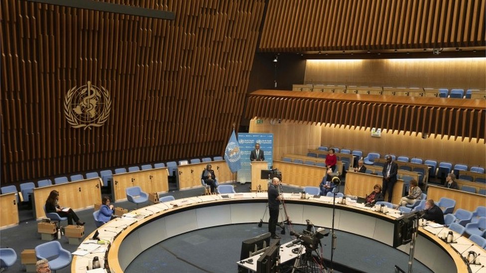 Coronavirus World Health Organization Members Agree Response Probe Bbc News